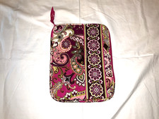 Vera Bradley Very Berry Paisley I Pad/ E-Reader/ Kindle Pouch 8X10.5