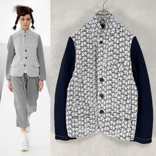USED TRICO COMME DES GARCONS 21SS FLORAL LACE 3B JACKET, SIZE GOOD