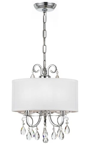 Crystorama Lighting Group 6623-CL-MWP Othello 3 Light 15"W - Gold - Picture 12 of 12