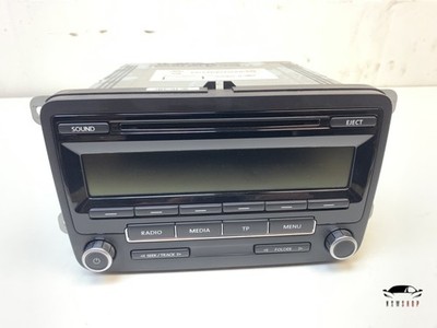 Car radio radio VW Golf 6 plus CD player brown Tiguan stereo 5m0035186j low EU