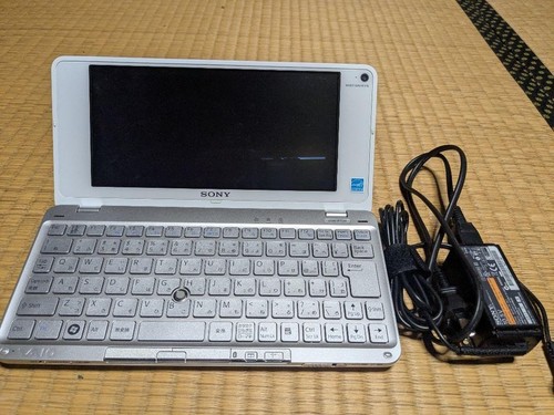 SONY VAIO TypeP VGN-P70H W White Intel Atom Z520 2GB HDD60GB Junk - 第 1/7 張圖片