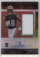 2022 Illusions First Impressions Memorabilia Black 24/50 David Bell Auto 11mg
