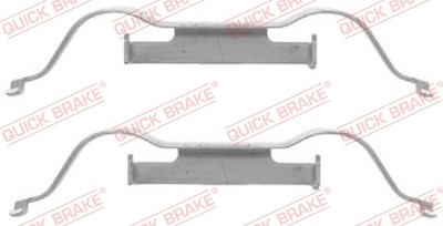 Quick Brake 109-1288 Accessory Kit, Disc Brake Pad for Citroen, Ford, Peugeot, Seat
