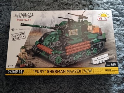 COBI Sherman M4A2E8 W ''Fury'' Tank Museum Exclusive | Set 3117