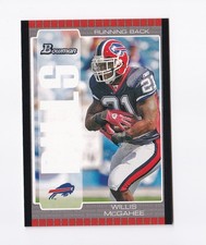 2005 Bowman #44 Willis McGahee Buffalo Bills Miami Hurricanes