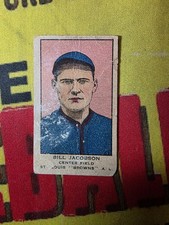 1919-21 W514 61 Bill Jacobson St. Louis Browns "Baby Doll" Jacobson RC