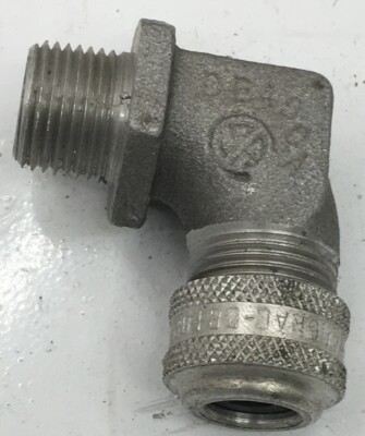 DB-1490 PYLE 3/8 ALUM CGB 90 DEG .187-.250