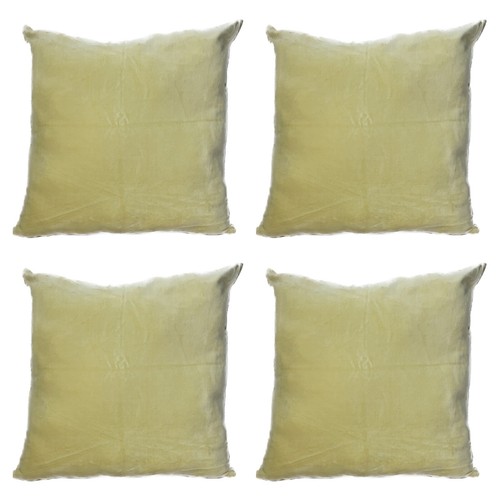 Yellow Cushion Covers Large 50 x 50 cm / 20 x 20" Inch Set of 4 eBay