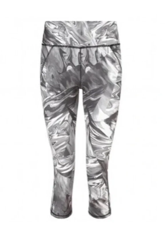 sweaty-betty marble soft knit mid rise crop vgc leggings