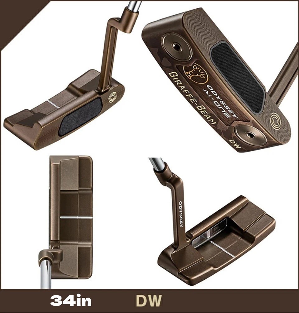 ODYSSEY AI-ONE Giraffe-Beam DW パター　34インチ Odyssey Ai-ONE GIRAFFE-BEAM DW Putter 34 in STROKE LAB 90