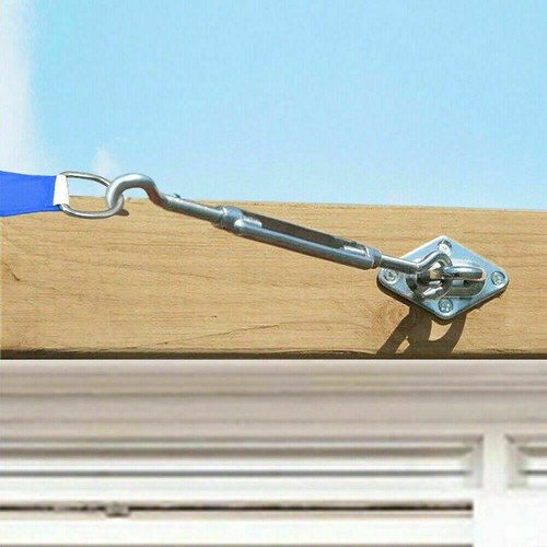 AU Sun Shade Sail Fixing Hardware Accessories Kit Garden Patio Sunscreen Canopy - Picture 9 of 15