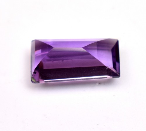 Natural Purple Color Amethyst Gemstone Baguette Cut 4.75 Ct Certified Gemstone - Picture 5 of 5