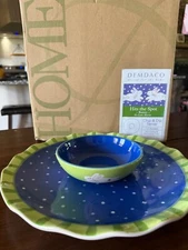 New in Box Demdaco Home Chip and Dip Server