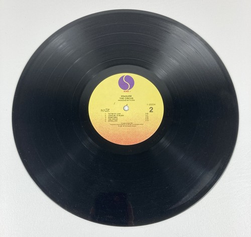 Erasure The Circus LP 1987 Sire 25554 Inner Sleeve Sire Records - Picture 4 of 7