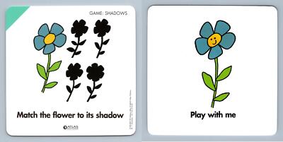 Flower - Shadows - Atlas Editions Play & Learn Flash Card