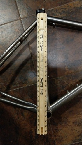 Titanium Bike frame #is stamped on 