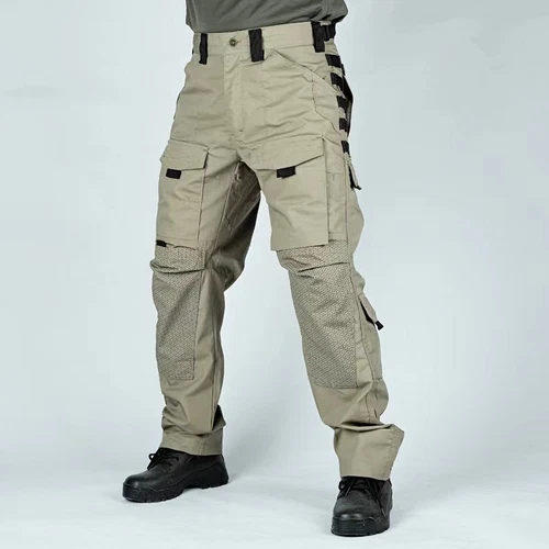 Mens Tactical Cargo Trousers Army Military Multi-pocket Outdoor Combat Pants BDU - Picture 17 of 40