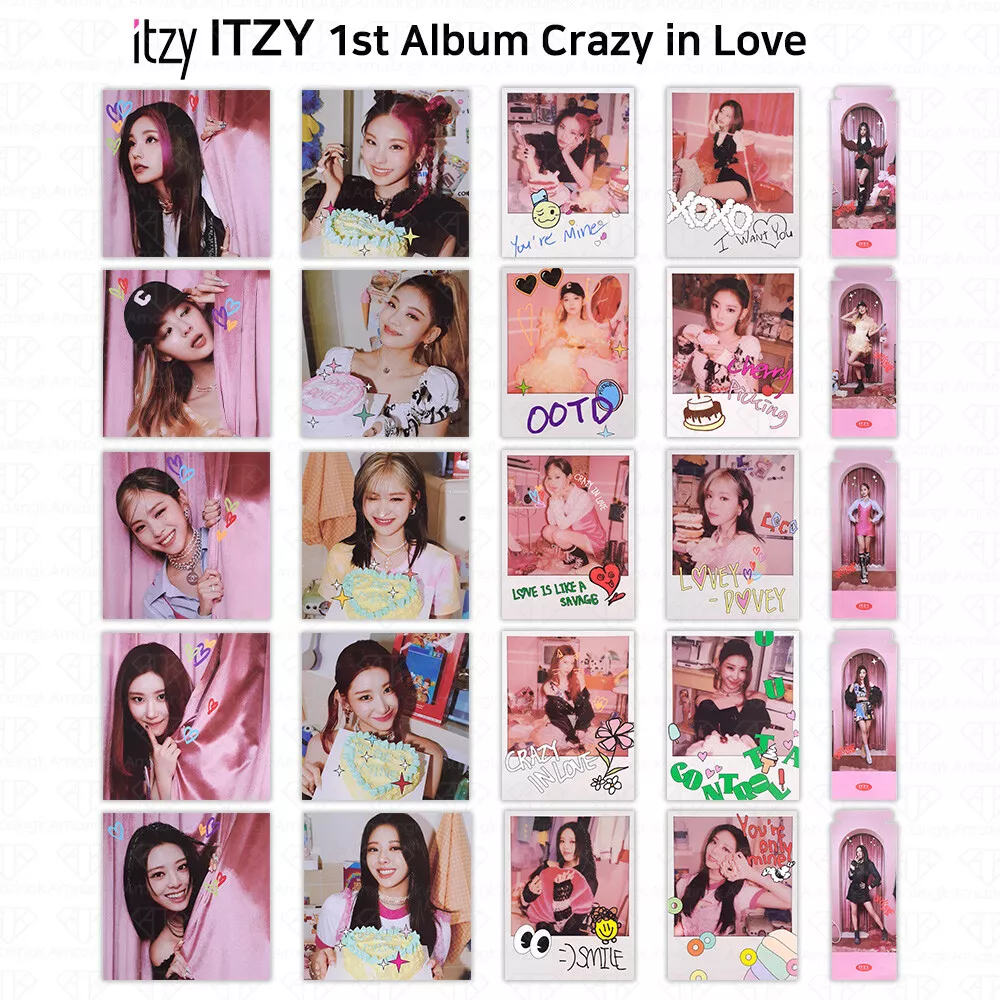 ITZY 1st Album Crazy In Love Official Polaroid Stand Pre-order Photocard  KPOP