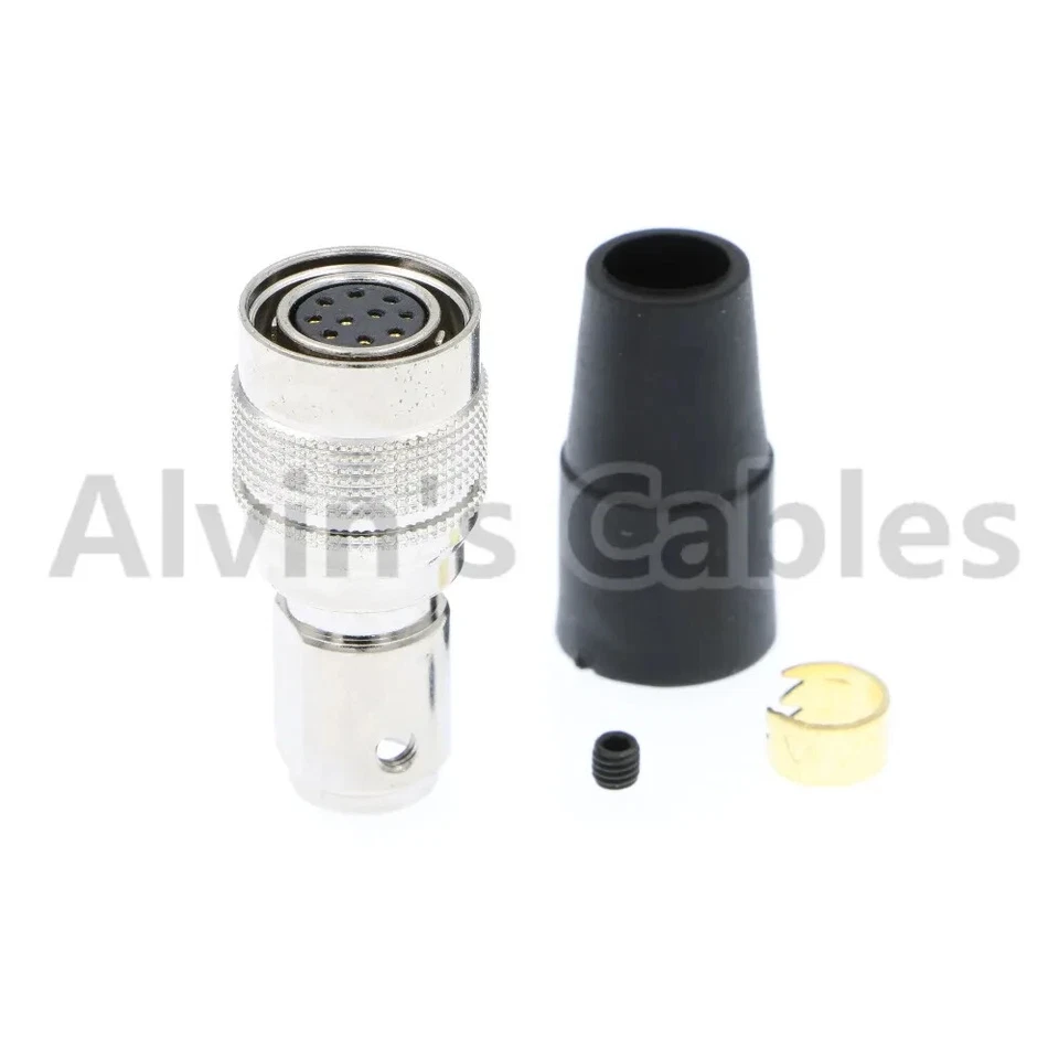 HR10A-10P-10S Hirose 10 pin Female Connector Push Pull Circular Plug for Cameras - Image 4 of 4