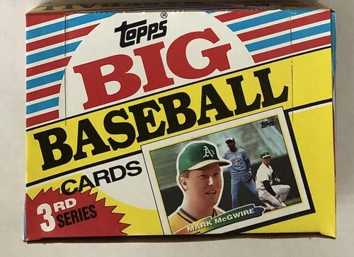 1988 Topps Big Baseball Series 3 box 36 Sealed packs / 7 cards per pack