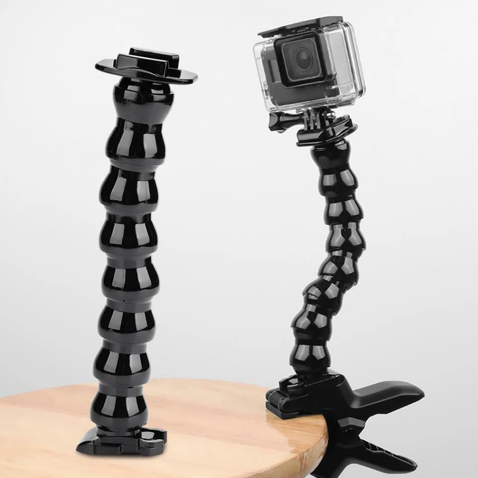 Flexible Clamp Arm Bracket Holder Mount Adapter for GoPro Hero 8/7/6/5/4/3+3/2/1 - Image 3 of 4