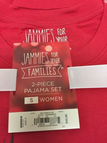 New Jammies For Your Families Womens 2pc Pajama Set Christmas Microfleece Pant S - 第 4/4 張圖片