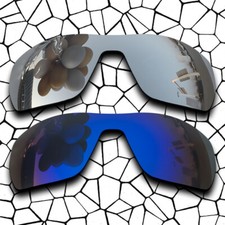 Silver Deep Blue Replacement Lenses For-Oakley Offshoot Polarized