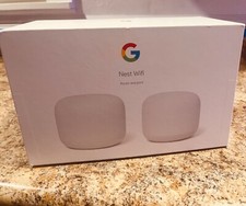 Google Nest Wifi Router and Point - Snow