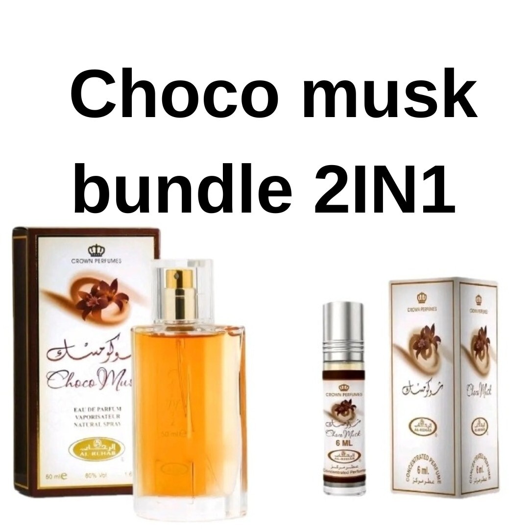 Choco Musk Al Rehab Crown Perfumes Chocolate 50ml Spray 6ml