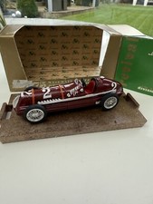 Modellino auto da corsa 1:43 BRUMM -maserati 8CTF -1950 vintage pressofuso raro - rosso scuro -F1