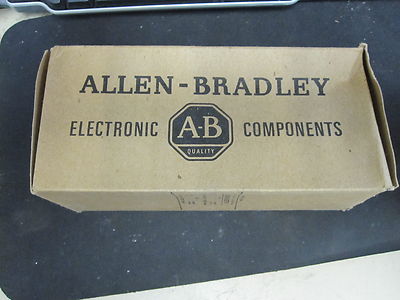 (100ea) ALLEN BRADLEY 1/2W 0.5W  100 Ohm  5% CARBON COMP RESISTOR  RC20GF101J 