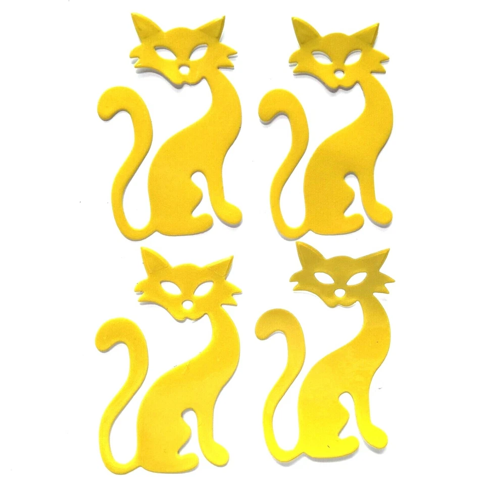ORALITE 4 Katze Katzen Reflektorfolie Aufkleber reflektierend selbstklebend Reflexfolie