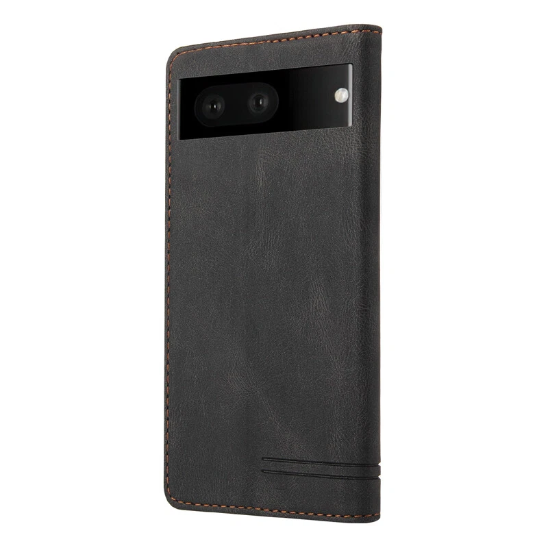 Slim Leather Wallet Case Card Flip Cover for Google Pixel 7A/8A/9A/7/8/9 Pro XL - Image 3 of 4