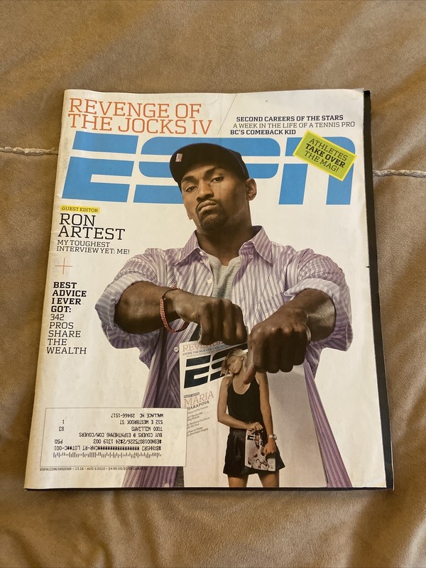 ESPN Magazine AUGUST 2010 RON ARTEST 