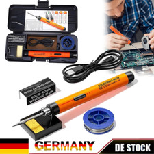 Mini-Akku-Lötkolben-Set 8W Temperaturanpassungseinstellungen 450°C m/ USB-Kabel