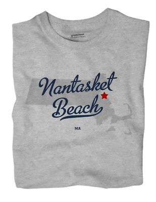 Nantasket Beach Massachusetts MA Mass T-Shirt MAP