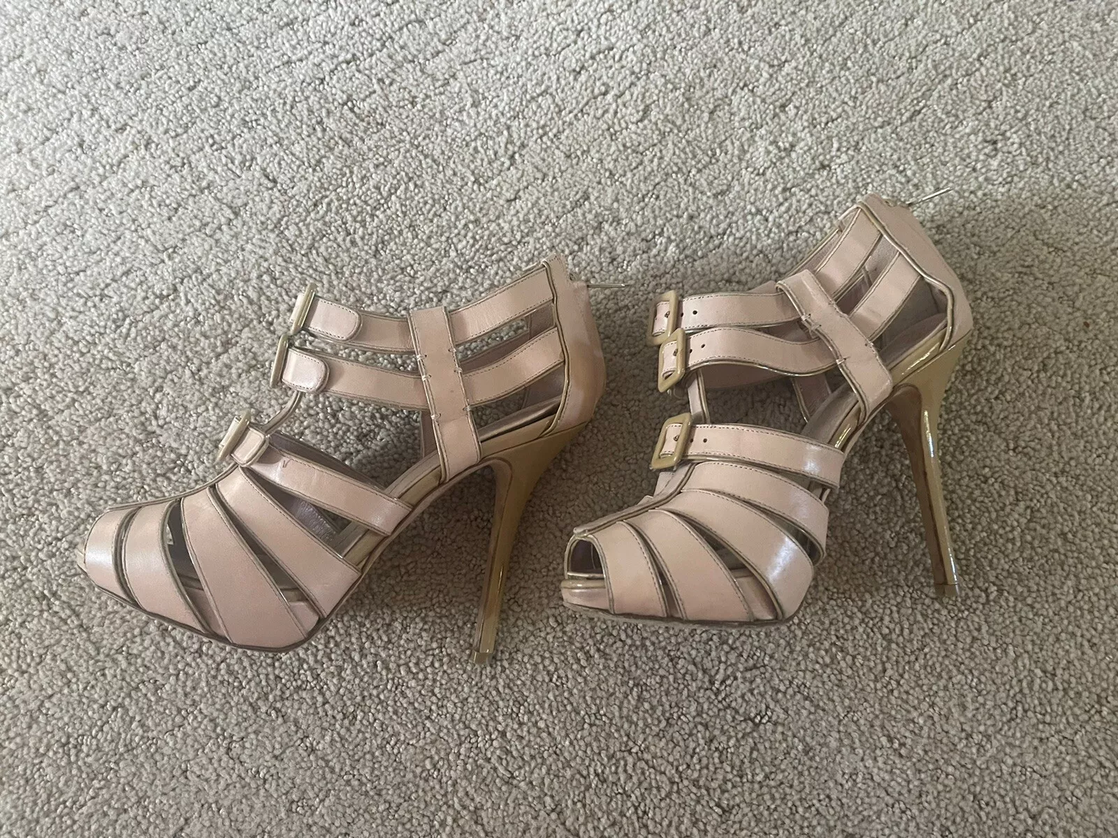 Christian Dior Cage Nue He'll Taille 36 1/2 Italie Femme 