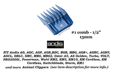 ANDIS GUIDE ATTACHMENT UNIVERSAL CLIPPER BLADE # 1 COMB 1/2" 13mm Pet Grooming