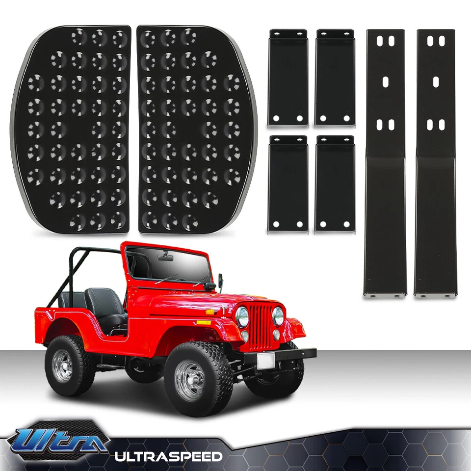 Kit de peldaño lateral de producción apto para Willys CJ2A CJ3A CJ3B M38 CJ5 Jeep nuevo Foto 3 de 4