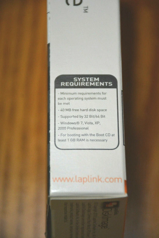 Brand new, sealed, Laplink Disk Image Backup & Recovery Software. - Image 3 of 3