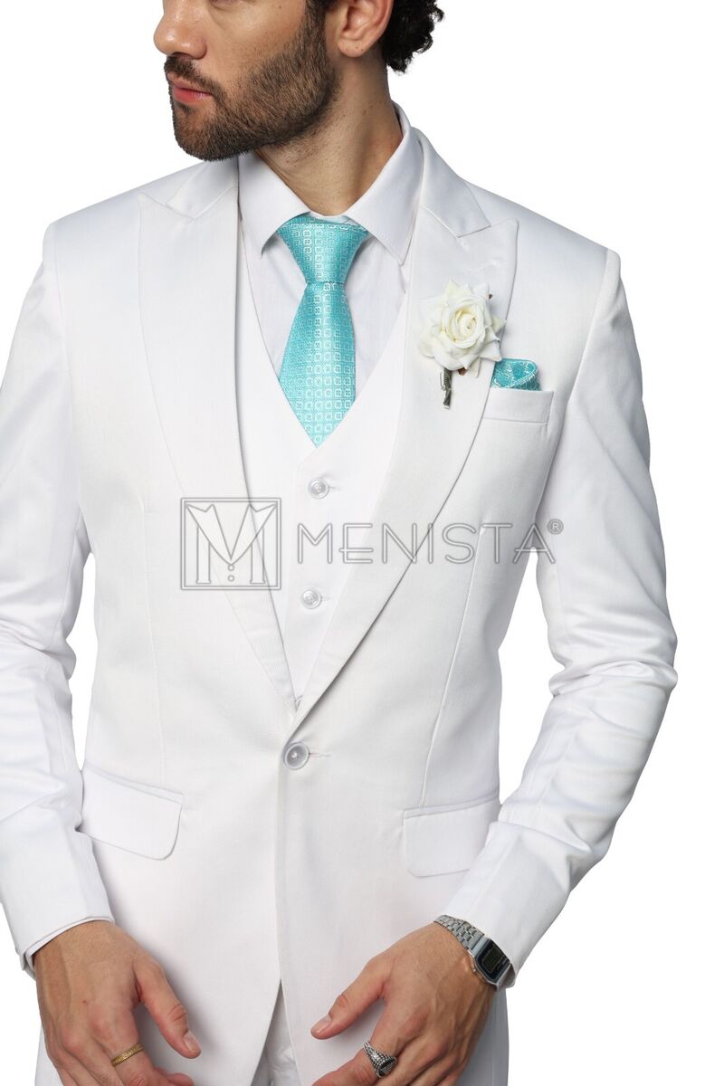 Menista Suit Stylish Two Piece Green Mens Suit for Wedding 