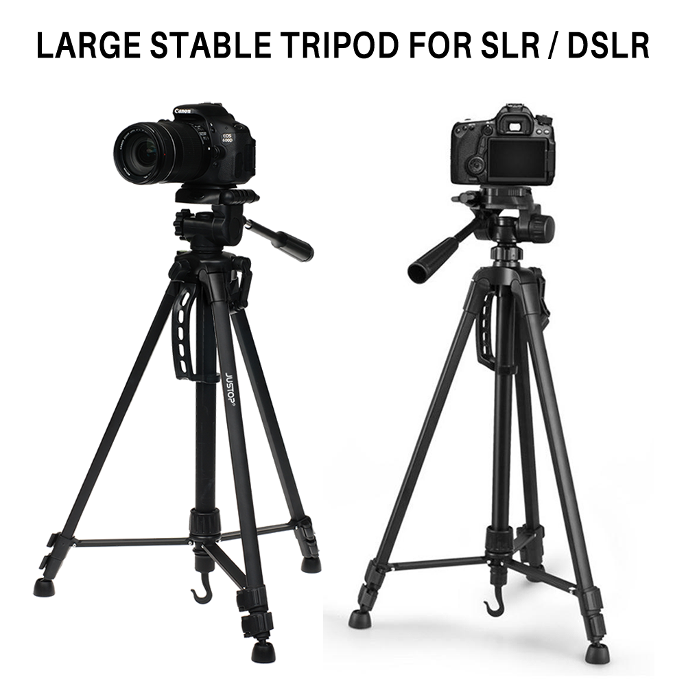 Camera Tripod Portable Heavy Duty Travel Large Stand For Canon