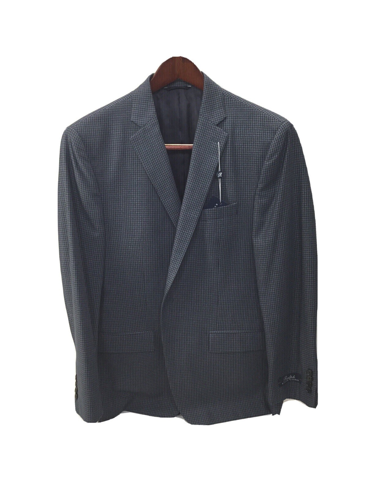 Пальто из смеси шелка и шерсти Ralph Lauren NAZE12DXD930 синее 44Reg 36090₽