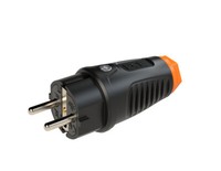 PCE Schutzkontakt Stecker IP54 Vollgummi Zwei Erdungssysteme Versch. Farben