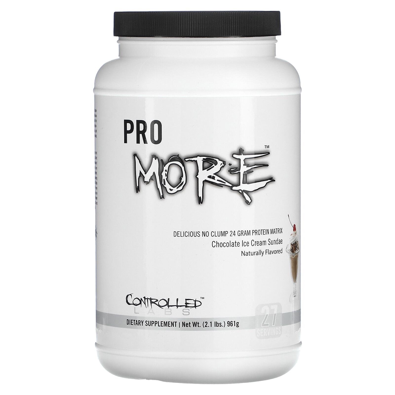 Pro More, Protein Matrix, воскресное шоколадное мороженое, 2,1 фунта (961 г)