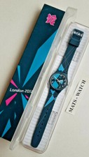 SWATCH Olympic Spécial GZ267 Olympic 2012 Blue UK Only Neuf