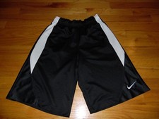 Youth Nike Basketball shorts Sz Med Black Gray Excellent Cond