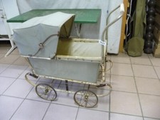 5629. Schöner alter Bavaria H&W Baby Stubenwagen Kinderwagen Babybett Wagen