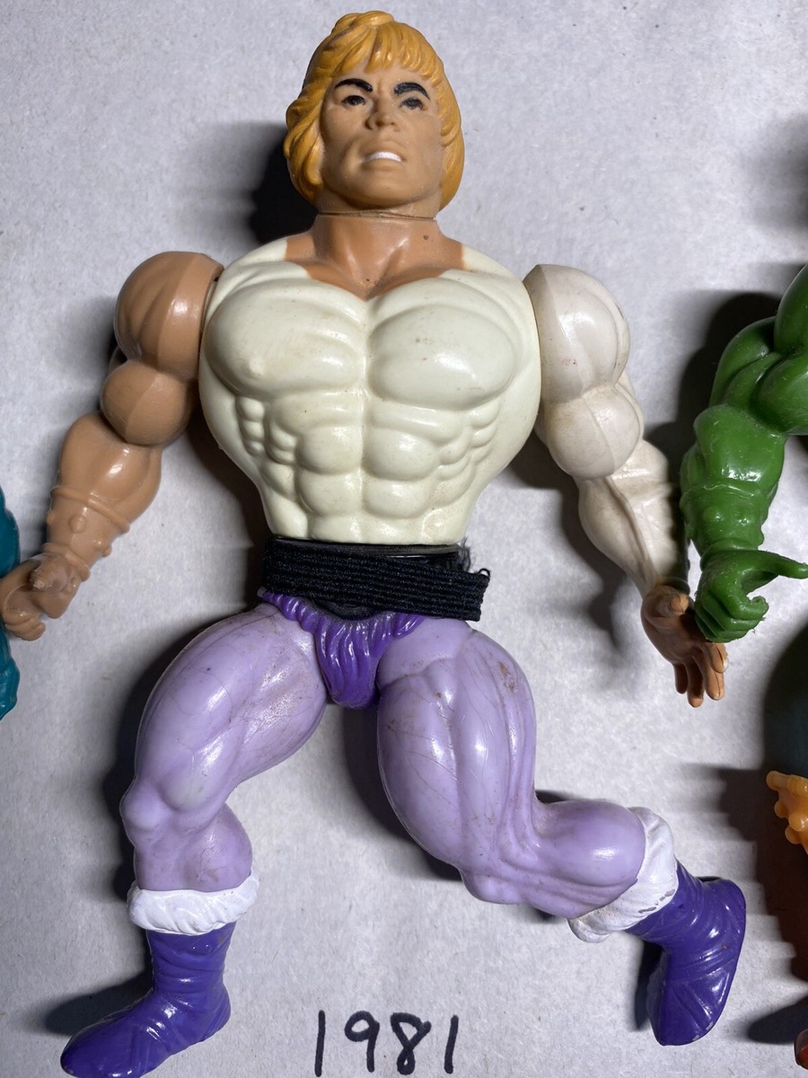 He-Man フィギュア 1981年製 Vintage MOTU He-Man Soft Head 1981 Masters of the Universe