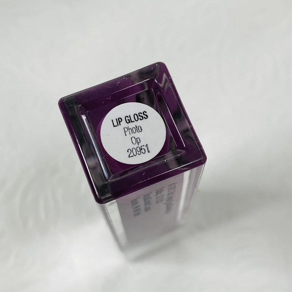 Lot 2 BeautiControl Light Lip Gloss PHOTO OP 20951 Purple Full Size .21oz READ - Image 3 of 4